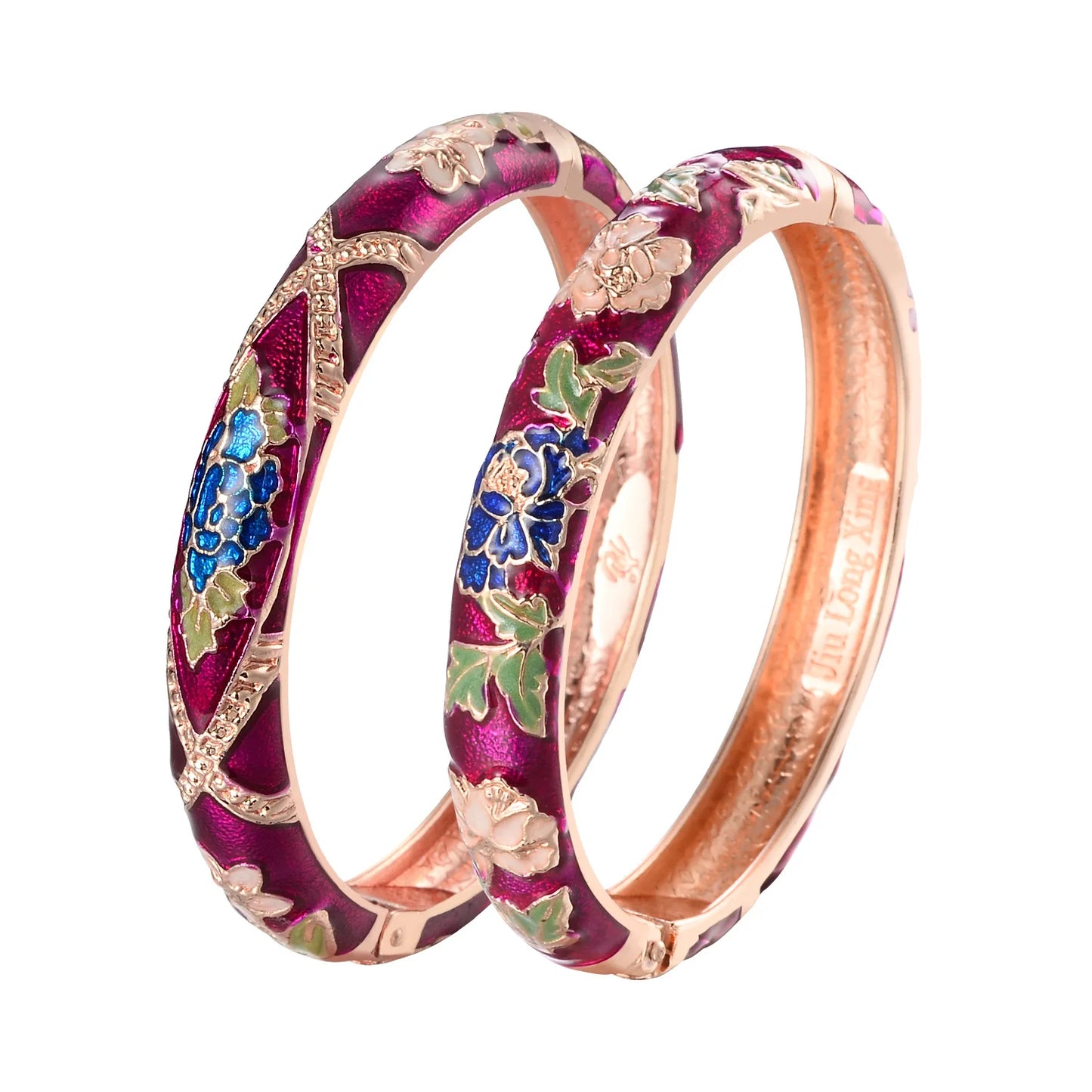 Women's Enamel Flower Bracelets - Bohemian Ethnic Jewelry