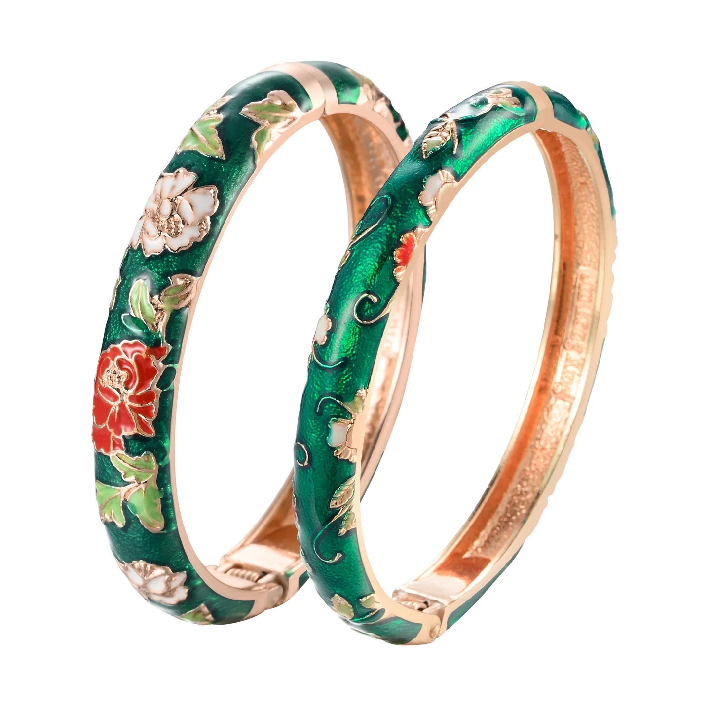 Women's Enamel Flower Bracelets - Bohemian Ethnic Jewelry