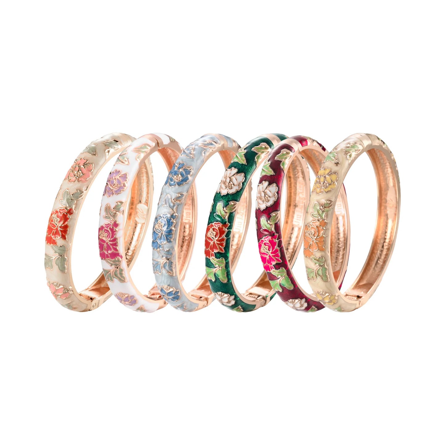 Women's Enamel Flower Bracelets - Bohemian Ethnic Jewelry
