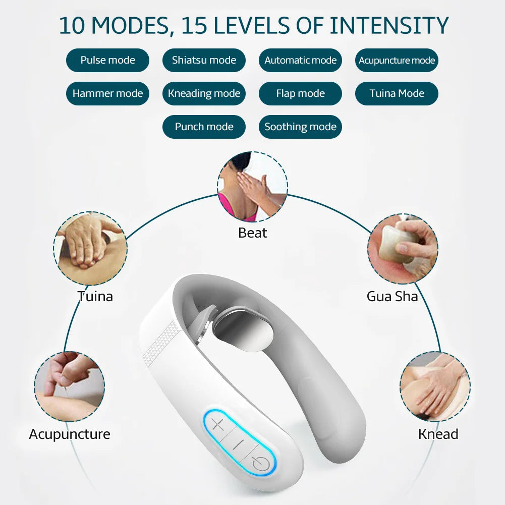 Intelligent EMS Neck Massager - Cervical Pain Relief